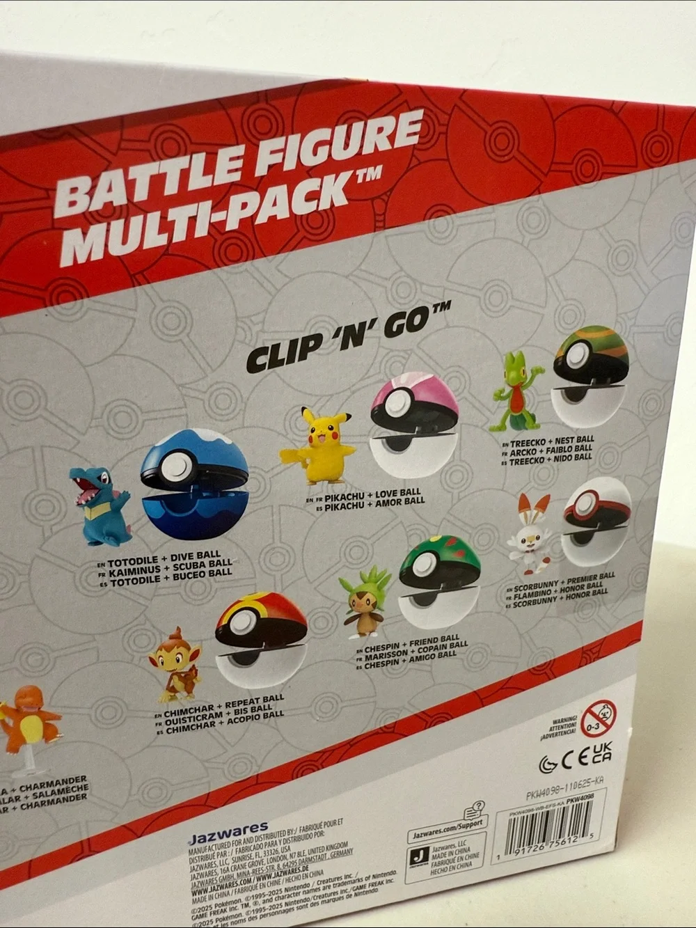 Pokemon Battle Figure Toy set 6 pcs Battle Pawmi Turtwig Hoothoot Torchic +
